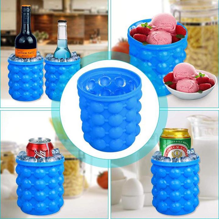 Silicone Ice Genie – Soft & Easy Ice Cube Maker Bottle
