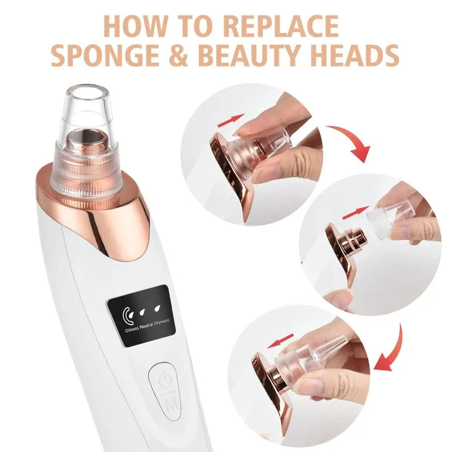 Electric Blackhead Remover – Deep Pore Cleansing & Skin Care Tool