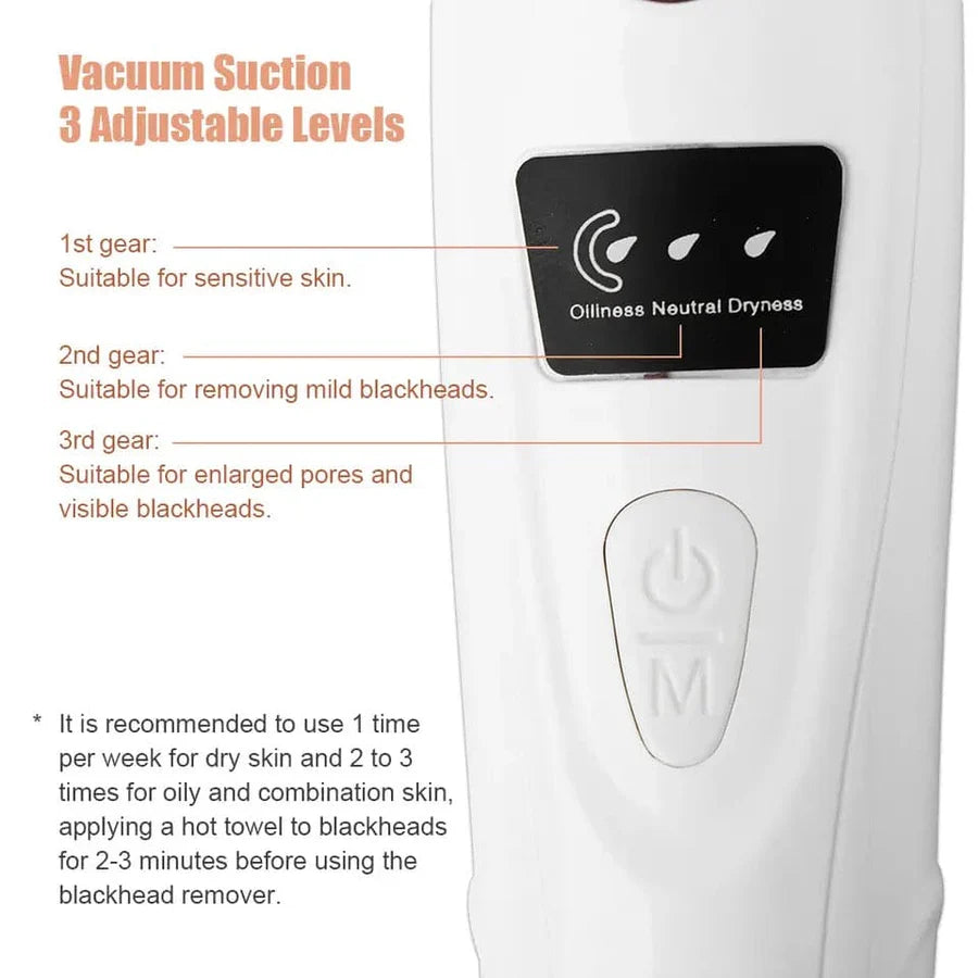 Electric Blackhead Remover – Deep Pore Cleansing & Skin Care Tool