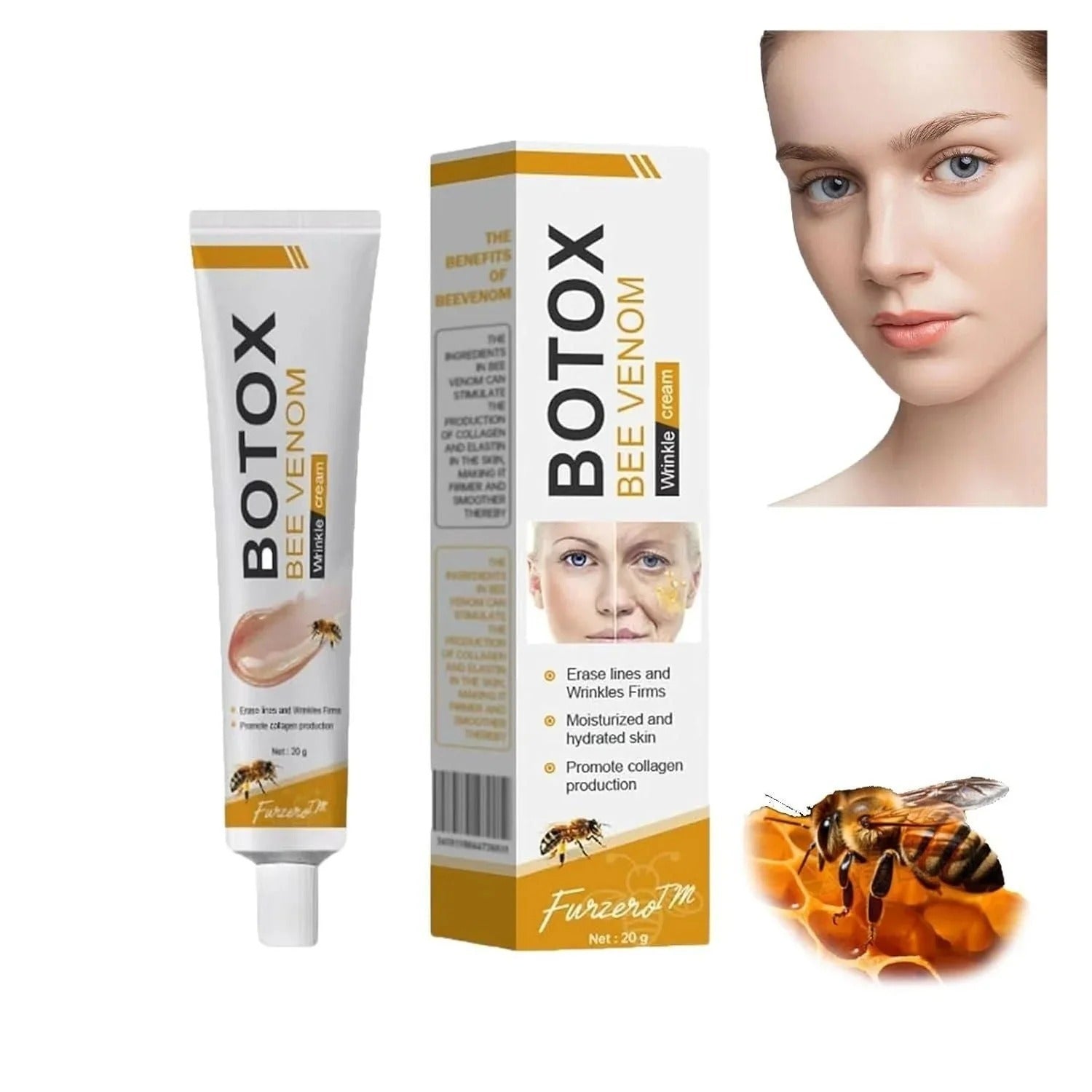 Bee Venom Wrinkle Cream – Firming & Anti-Aging Skin Care