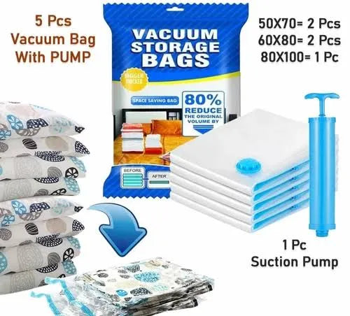 Vacuum Storage Bags – Space Saving & Dust-Proof Organizer