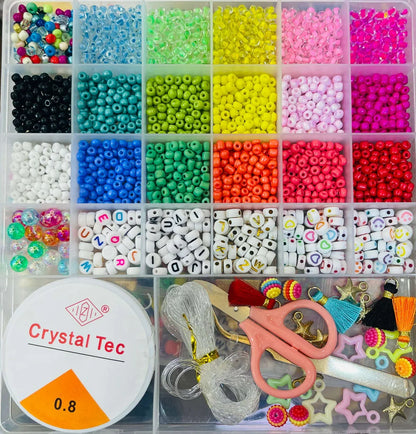 DIY Bracelet Making Kit | Complete Jewelry Craft Set | Create Stylish Handmade Bracelets