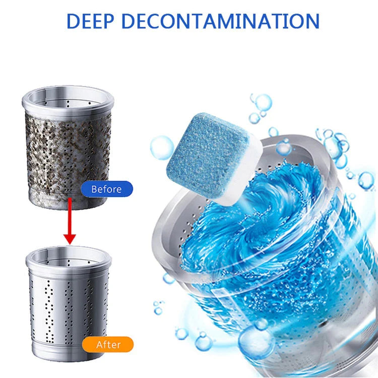 Washing Machine Cleaner Tablets – Deep Clean & Odor Removal Formula