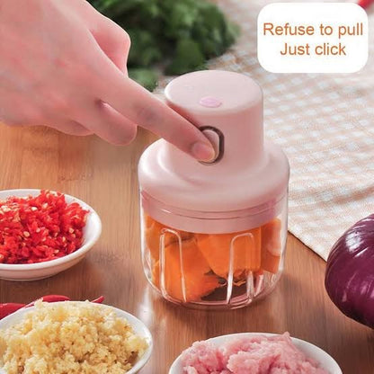 Mini Food Chopper — 250ml USB Rechargeable