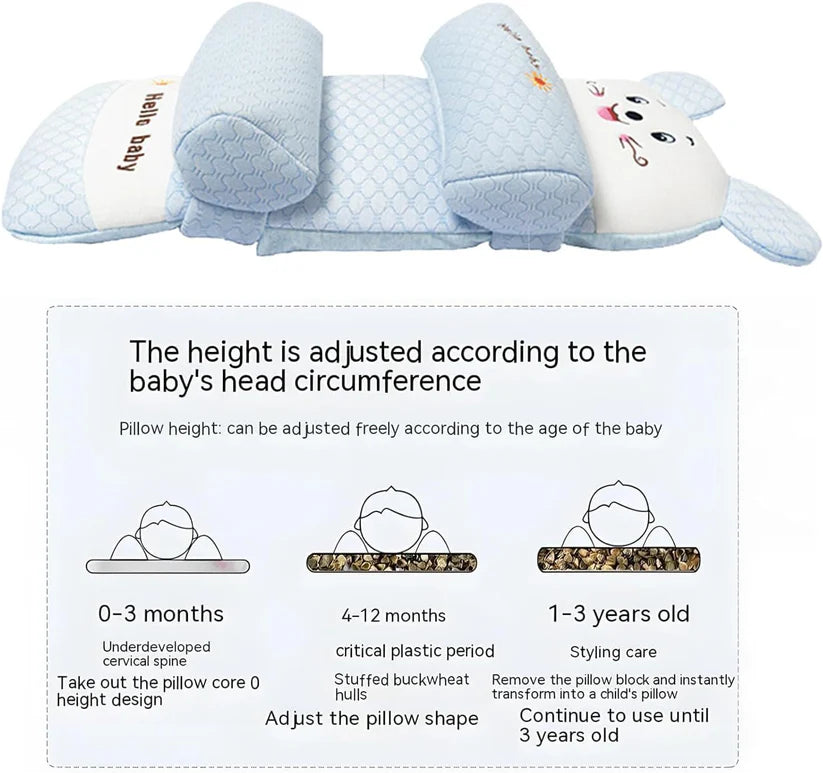 Baby Head Shaping Pillow – Soft Support & Comfort Cushion
