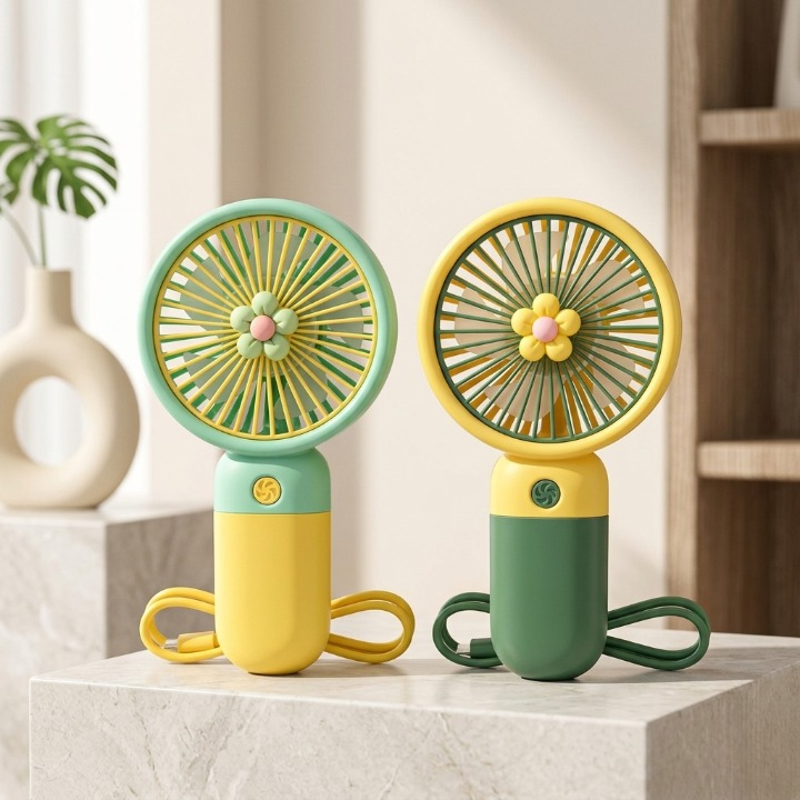 Rechargeable Mini Hand Fan – Portable Cooling Anywhere