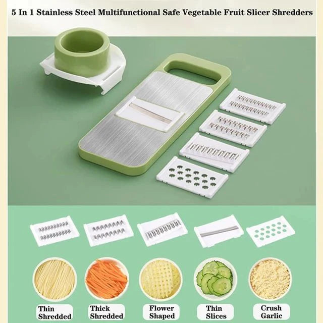 5-in-1 Vegetable Cutter & Slicer