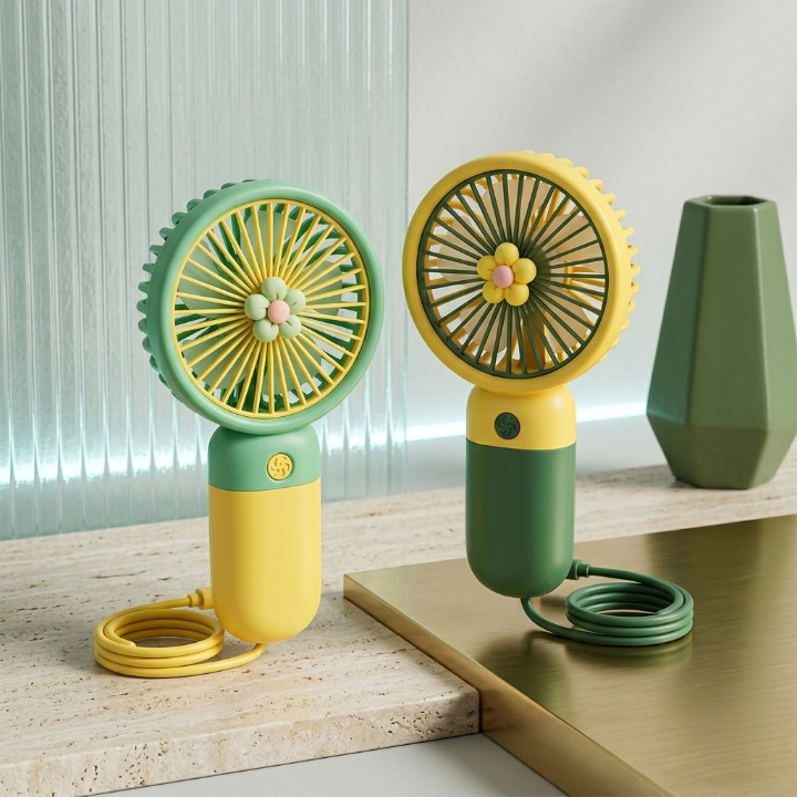 Rechargeable Mini Hand Fan – Portable Cooling Anywhere